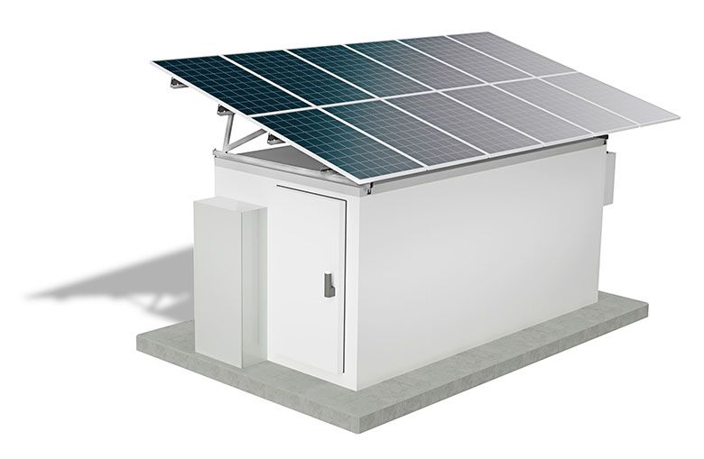 What is solar cold room?