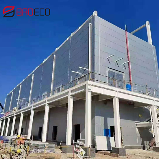 [Project Case]220kV substation project of 75mm pu edge rock mineral wool wall panel is going to be completed