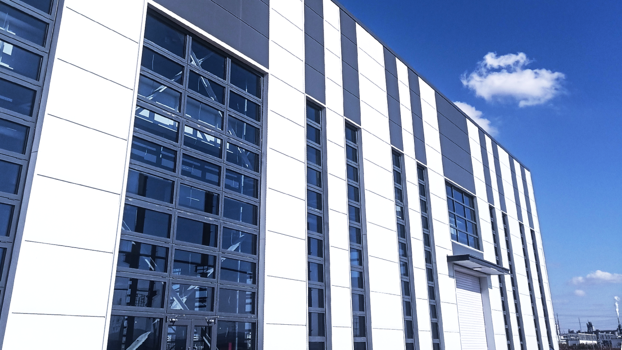 BRD rock wool sandwich panel for battery plant