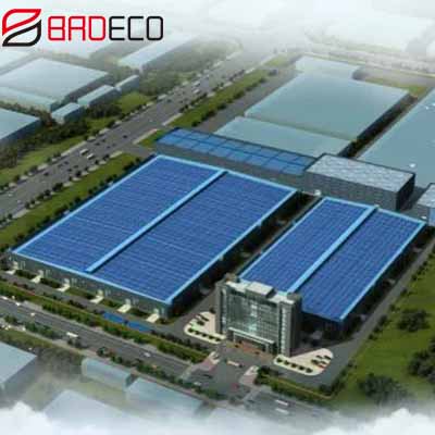 [project case] BRD 11000sqm PU edge Rock Mineral Wool panel application Litong Hydraulic Industrial Park Project