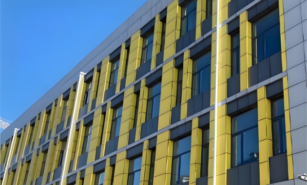 BRD's Integrated Insulation Panels Set Green Standard for High School