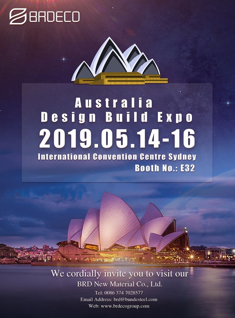 BRD will be take part in 2019 Australia Design Build Expo