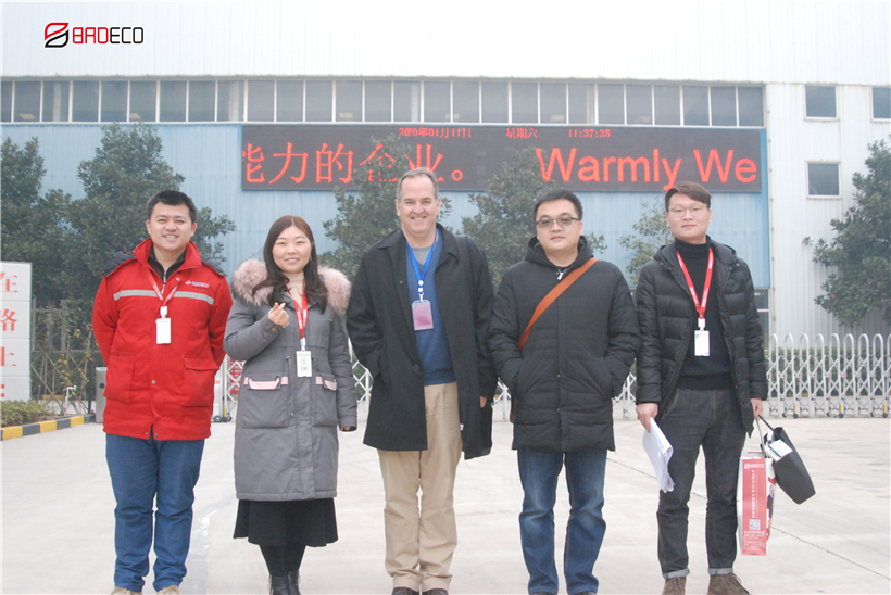 Warmly Welcome Mr. Kie From America Visit BRD Factory